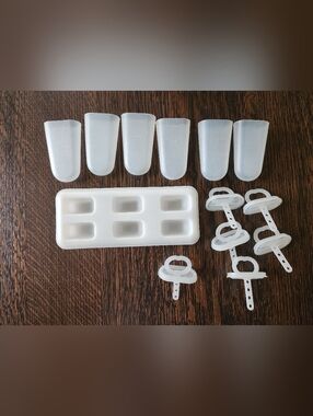 Tupperware Vintage Popsicle Set of 6 EUC $11